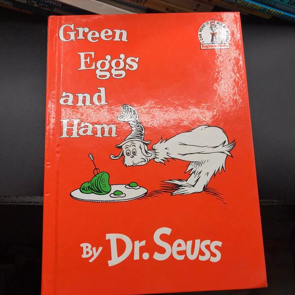 Vintage Dr. Seuss Easy Reader Books Set of 8 Green Eggs Hop on Pop Cat in Hat - Picture 2 of 9
